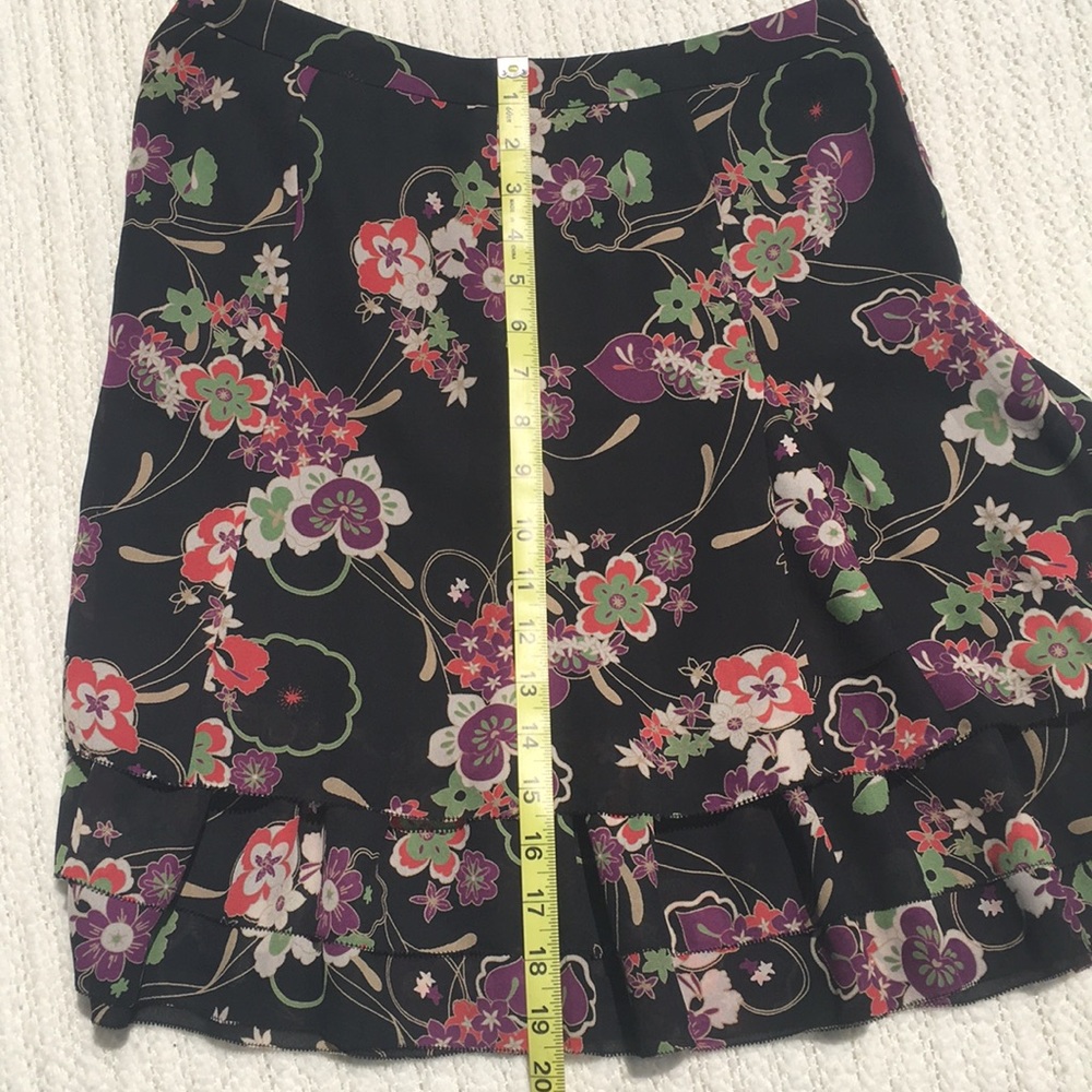 Ladies Vintage Boho Floral Print Skirt - Picture 5 of 5